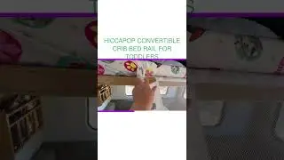 hiccapop Convertible Crib Bed Rail for ToddlersOver 500,000 Units Sold