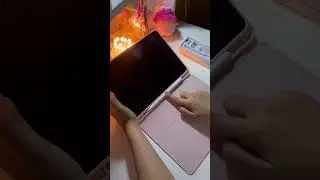 ASMR pink iPad setup!🌷 #shorts #ipad #ipadsetup #pinkipad