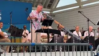 Conch and Didge Live Looping with Tidewater Winds Big Band