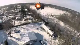 VFX Practice #4 | 3D  Tracking Aerial Explosion Test.