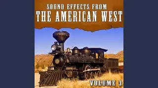 Steam Train Pass by with Low Distant Hum and Rumble of Train in and by with Clanks