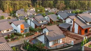 Жилой район в высокогорье, Мьянма. Residential area in the highlands, Myanmar