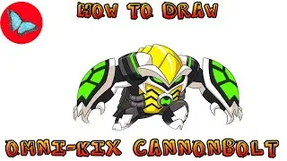 How To Draw Omni-Kix Cannonbolt From Ben 10 | Drawing Animals