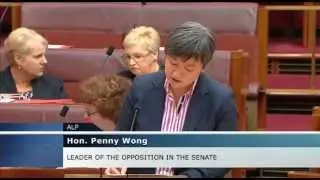 Senator Penny Wong on the China-Australia Free Trade Agreement #CHAFTA