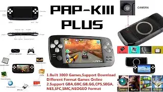 Ultimate Retro Gaming: PAP-KIII Plus Handheld Console Review!