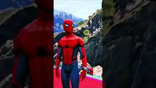 GTA-V Epic Ragdolls | Jumps/Fails Spiderman Game Episode #319