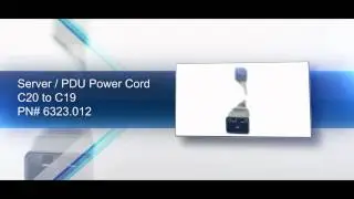 Server / PDU Power Cord - C20 to C19 #6323.012