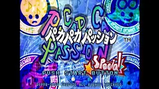 Paca Paca Passion Special - Sony PlayStation - Intro & Title Screen