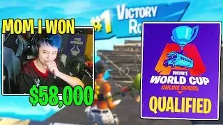 Sceptic Calls His *MOM* to Tell Her He Won $58,000 and QUALIFIED for the Fortnite World Cup!!