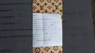 How To Write A Notice Form For Tenant
