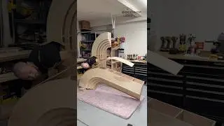 Layered Arch Backdrop build #woodworking #diy #decor