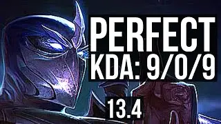 SHEN vs RENGAR (TOP) | 9/0/9, 1600+ games, Legendary, 1.0M mastery | KR Master | 13.4