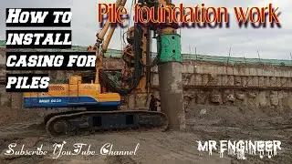 how to install casing for piles | Pile k lya casing kasiy lagy gy? | Pile foundation work