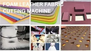 cnc oscillating knife cutter machine for foam leather fabric