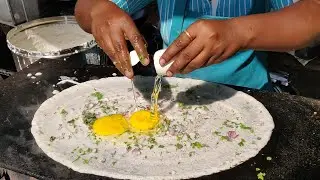 EGG DOSA || UNIQUE DISH || INDIAN STREET FOOD || @ RS.40/-