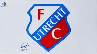 FOOTBALL #127 : Drawing Logo of FC Utrecht - Eredivisie