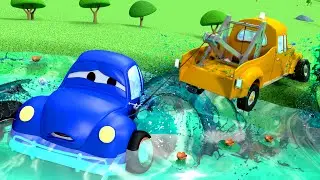 B&auml;rgningsbilen Tom -  Den stora fisken - Bilk&ouml;ping 🚗 Tecknade serier f&ouml;r barn