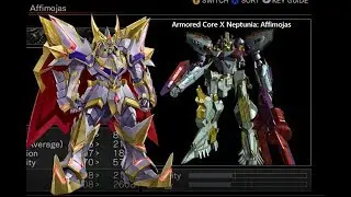 Armored Core X Neptunia: NEXT Affimojas