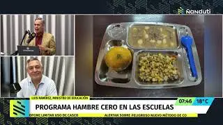 Hambre Cero hizo que disminuya el ausentismo de alumnos, seg&uacute;n ministro