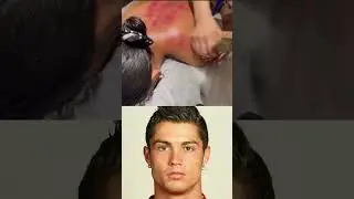 ASRM: Cristiano Ronaldo reacts to Cleo Abrahams GUASHA MASSAGE! #asmr