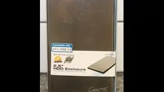 Arctic External Hard Drive Case: Box Opening & Installation