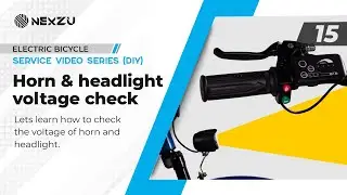 Electric Bicycle DIY | Horn and headlight voltage wiring