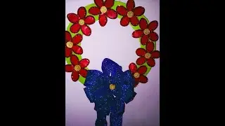 CRAFTS TIP ☕🎀🎁 CORONA NAVIDE&Ntilde;A CON LIMPIA PIPAS