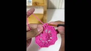 Easy Crochet Coaster | Simple Granny Square Tutorial