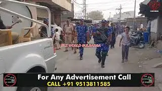 Gulbarga Police Hold Route March to Ensure Peace and Public Safety
