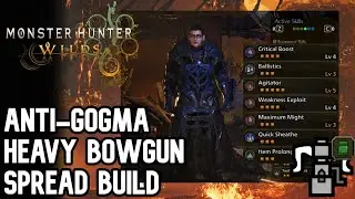 Monster Hunter Wilds | Anti-Gogmazios Spread Heavy Bowgun Build | モンスターハンターワイルズ
