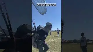 Paragliding training day 1 in bir #paragliding #viralvideo