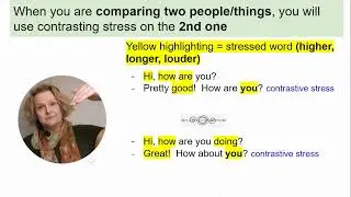 Intonation & Stress: Contrasting Information - A Multisensory Approach