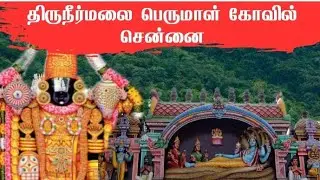 Chennai Thiruneermalai  | Thiruneermalai Perumal Temple | திருநீர்மலை நீர்வண்ண பெருமாள் கோவில்