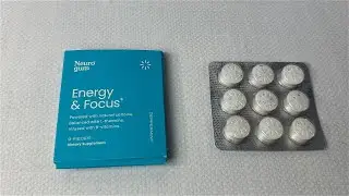 NeuroGum Sugar Free Energy Caffeine Gum - Peppermint Flavor