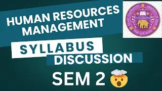 HUMAN RESOURCES MANAGEMENT | SYLLABUS DISCUSSION | SEM 2 | BCOM (PROG/HONS ) | DU/SOL/REGULAR/NCWEB
