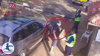 Russian Man Attacks Kenyan Security Guards For Doing Their Jobs