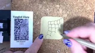 Zentangle&reg; Tidal - Relaxing Texture Tutorial for Beginners &ndash; Mindful Art for Calm & Focus