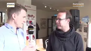 phoenix #netznacht Talk mit Markus Beckedahl - re:publica 2017