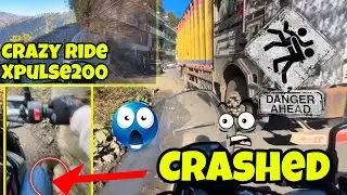 Crashed 2025 Xpulse 200 4v on Extreme Offroad 🤯Crazy experience 🤯Trail Riding @riderfromrajgarh 