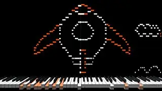 Musical Rocket Launch to Space &ndash; Fun MIDI Art Piano Animation