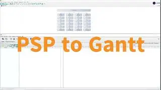 Wie man ein PSP-Diagramm in ein Gantt-Diagramm überführt | GanttProject Tutorial