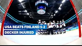 Beijing 2022 Women's Hockey Highlights | United States v. Finland