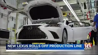 New Lexus Rolls Off Production Line