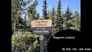 Flag Point Lookout at Mt Hood Forest - Drone video