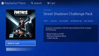 HOW TO GET FREE STREET SHADOWS CHALLENGE PACK IN FORTNITE CONSOLE!