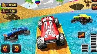 Monster Truck Water Surfing 3d 2022 game - android gameplay