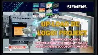 #siemens Back-Up File en PLC Logo!: Usando Tarjeta Micro SD (desde Display y desde Logo-Softcomfort)