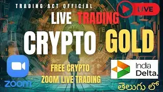 BITCOIN &GOLD  LIVE TRADING IN TELUGU |21-01-2026 |LIVE MARKET ANAYSIS &LEARNING