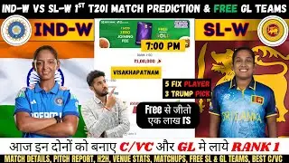 IND vs SL Dream11 Prediction, IND-w vs SL-w Dream11, India Women vs Sri Lanka Women 1st T20I Dream11