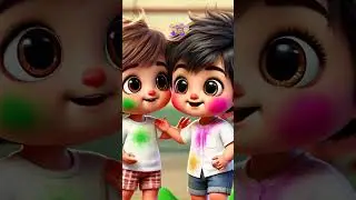 Holi Rango Ka Tyohar #shorts #festivalsong #hooplakidzhindi